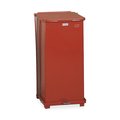 Rubbermaid Commercial 13 gal Defenders Steel Step Cans, Red, Steel RCPST24EPLRD